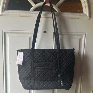 Vera Bradly - Small Vera Tote Bag Black